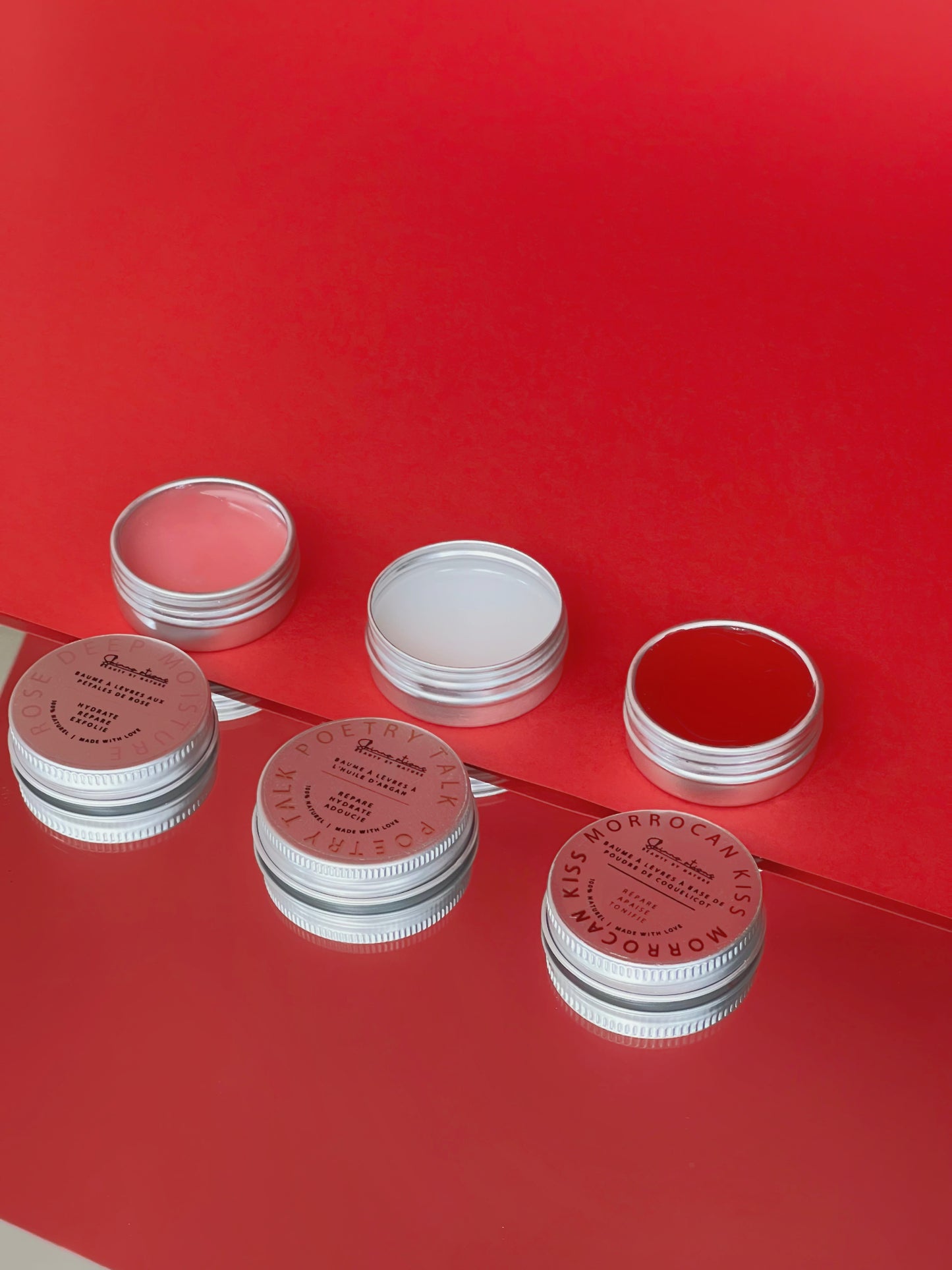 Trio de baumes à lèvres 